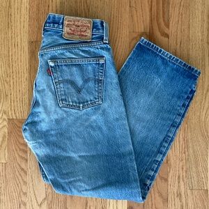Men’s Levi’s 501 Straight Leg Button Fly Jeans 30x30